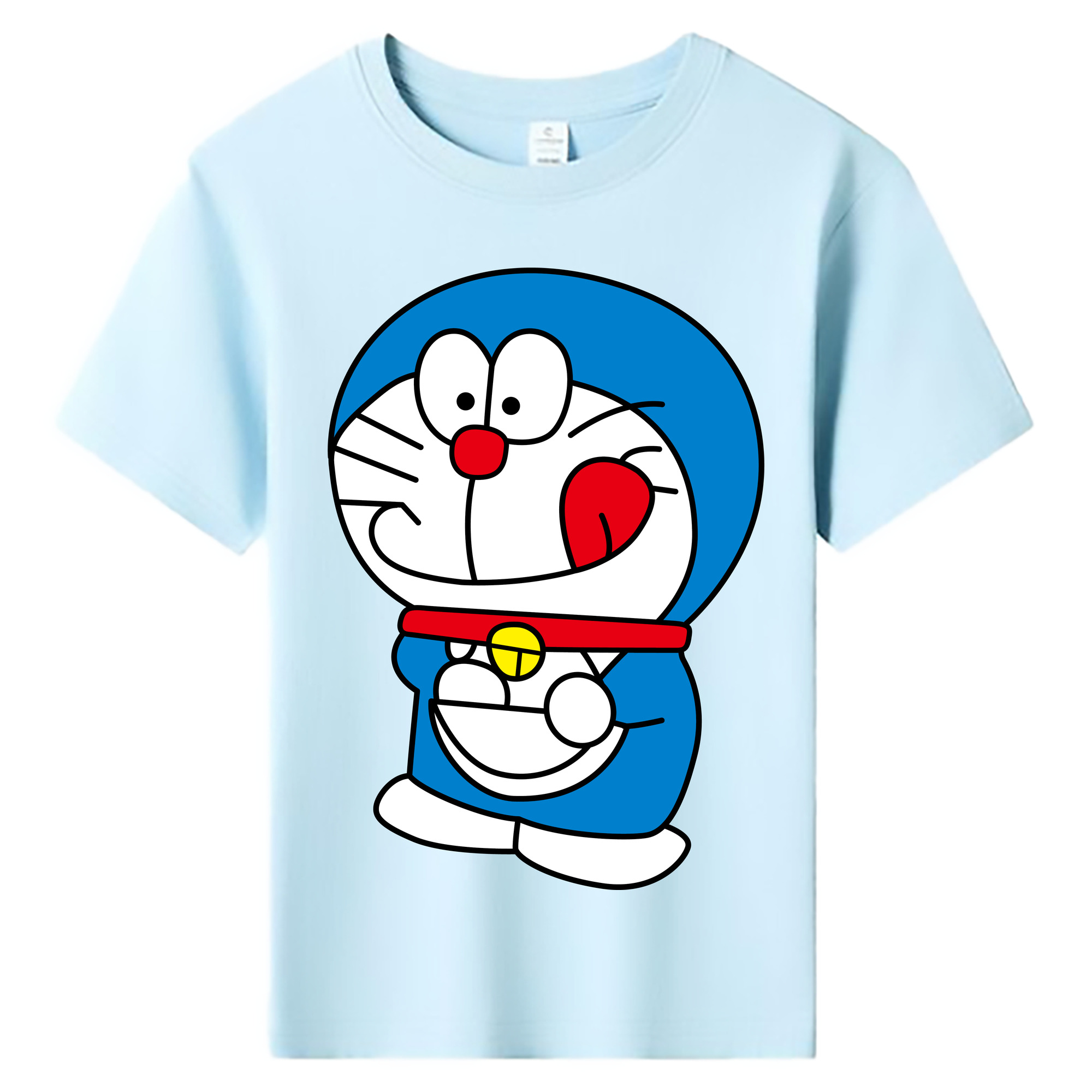 （画像用） ドラえもん Doraemon 綿100％キッズTシャツ（フロントプリント）